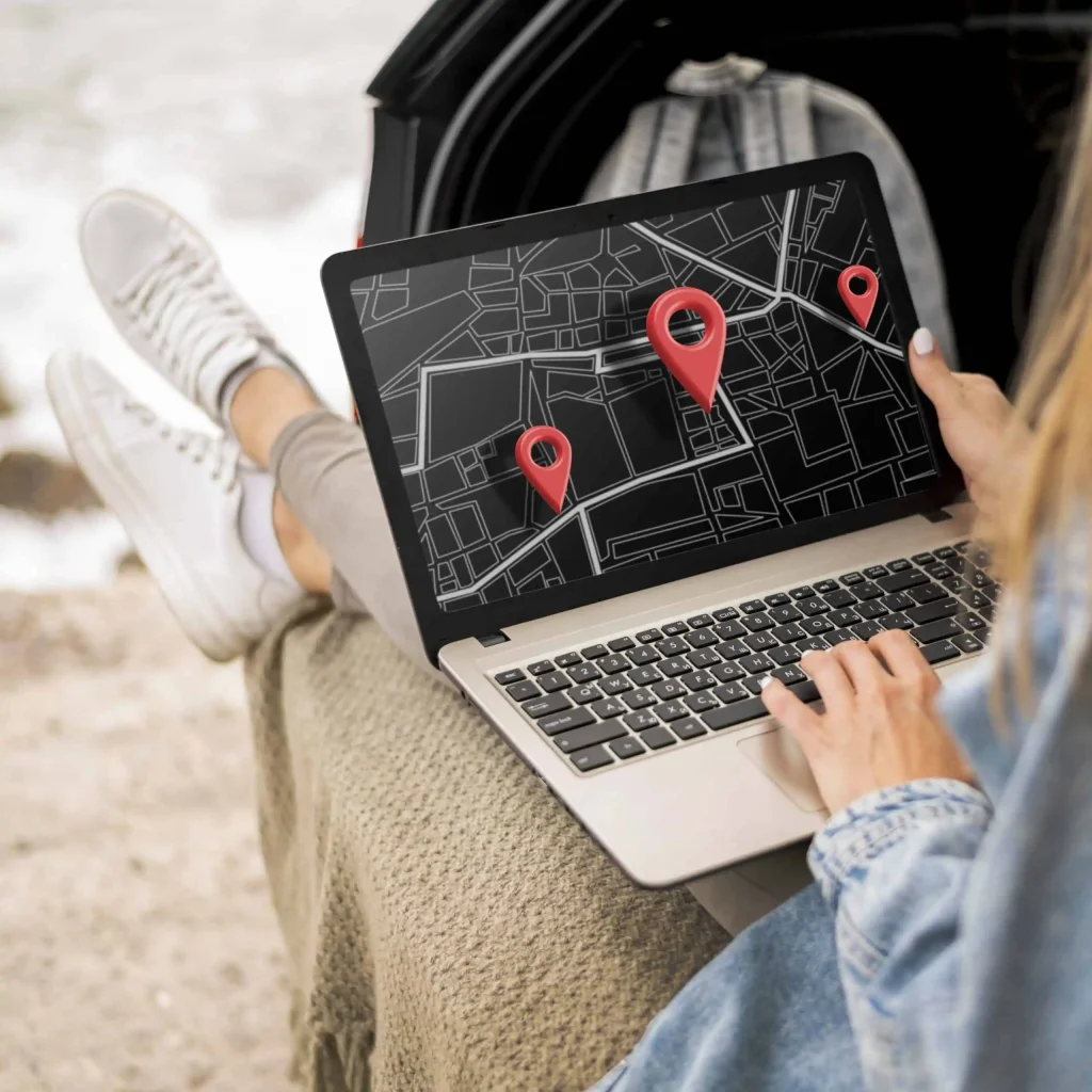 un prospect recherche un commerçant local sur google maps et voit le local pack
