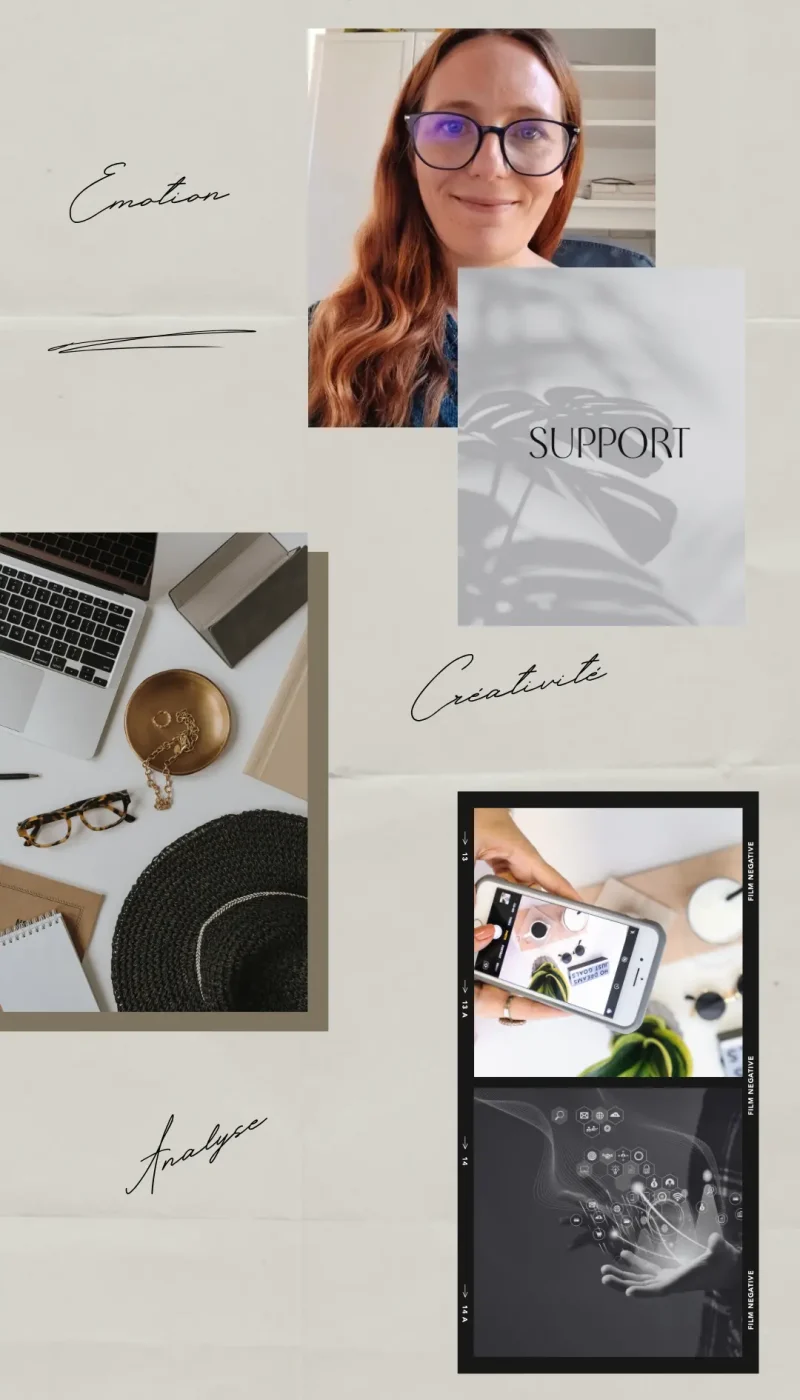 consultante seo et créatice de site web, Coralie fait preuve d'émotion de créativité et d'analyse